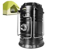 Lampe de camping - Lampe solaire portable et extensible - Lanterne de camping électrique étanche - 3 modes d'éclairage - Lampe de tente avec poignée pour intérieur et extérieur