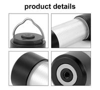 Lampe De Camping Led Multifonctionnelle Pour Tente, Lampe De Poche D'urgence, Lampe De Travail Rechargeable Avec 5 Modes D'éClairage, Base MagnéTique, Support TréPied Pour Camping En Plein Air, Randon
