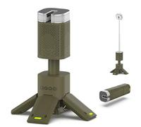 Lampe de camping LED portable avec tête rotative à 180°, extensible jusqu'à 100 cm, base magnétique pour camping et extérieur