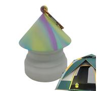 Lampe de camping pliable en silicone rechargeable - Veilleuse portable pour la maison, l'extérieur, la randonnée, l'alpinisme, les voyages, la pêche, la nuit, la chambre à coucher, le chevet