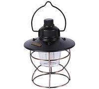 Lampe de camping portable avec 3 modes d'éclairage Lanterne suspendue en métal Lampe de jardin rétro Lampes LED rechargeables