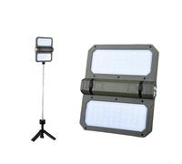 Lampe de camping rechargeable 2000LM LED Solaire Lanterne de Camping Polyvalente Lampe Portable pour Camping Aventures en Plein Air