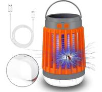 Lampe De Camping Solaire 2024, Lampe Uv, Anti-Insectes, Anti-Moustiques, Lanterne De Camping, Étanche Ip67, Portable, Anti-Moustiques, Lampe De Tente, Usb