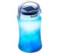 Lampe de camping solaire 2en1 CL-103.ms, boîte de rangement 100 lm - Bleu [Semptec]