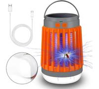Lampe De Camping Solaire, Lampe Uv, Anti-Insectes, Anti-Moustiques, Lanterne De Camping, Étanche Ip67, Portable, Anti-Moustiques, Lampe De Tente, Rechargeable Par Usb