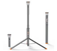 Lampe de camping télescopique et pliable : 800 lumens, étanche IP65, base magnétique, batterie rechargeable par USB, hauteur réglable pour l'aventure en plein air, la randonnée, l'éclairage d'urgence