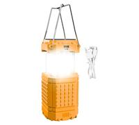 Lampe de camping USB - Lanterne pliable étanche | Lampe de tente rechargeable par USB - pour la pêche, la plage, le barbecue, l'escalade, le jardin, la cour, le patio