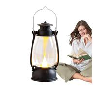 Lampe De Camping Vintage - PP + PET 6,7x6x13,1 Cm | Lanterne Rétro À LED avec Couleur Chaude, Compacte, Portable, Décoration, Plein Air, Lampe De Camping Rétro | Maison, Mariage, Fête, Cadeau