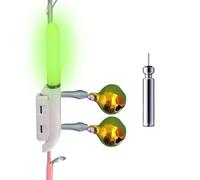 Lampe de canne à pêche - Lampe à pince rechargeable, outil d'éclairage de pêche de nuit, indicateur de pointe de bâton lumineux, fixation de poignée robuste | Professionnel Débutant Adulte 1 P