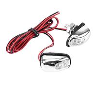 Lampe de capot d'essuie-glace, lumière de lave-glace de buse de pulvérisation d'eau de pare-brise de 12V 2W LED bleue pour des voitures et des camions