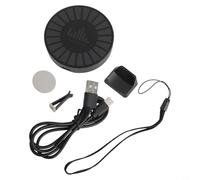 Lampe de capture de son RVB 2K HD avec capteur de vibrations pour Spirit Box EVP chasse APP contrôle lumière avec micro haute sensibilité AGC USB C base rechargeable (C)