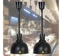 Lampe de Chauffage Suspendue pour Le Restaurant Buffet, Lampe chauffante chauffante, Le réchauffeur de la Lampe de préservation de la Chaleur des Aliments Simples en Acier Inoxydable ~ /