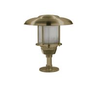 Lampe De Cheminée En Laiton Et Verre E27 IP64 32 Cm Petite Maritime