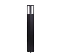 Lampe De Cheminée IP44 73 Cm GU10 Noir Blanc Aluminium Moderne Carré