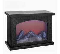 Lampe de cheminée LED avec effet flamme réaliste, alimentation USB ou piles, éclairage décoratif pour la maison, le salon, le balcon et le jardin