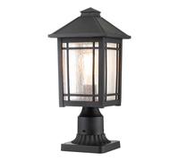 Lampe De Cheminée Noire Rustique 44,5 Cm Haute IP44 E27