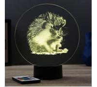 Lampe de chevet 3D Animal Hérisson
