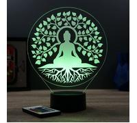 Lampe de chevet 3D Arbre de vie Bouddha