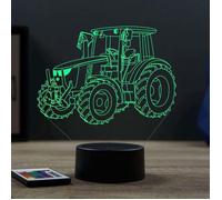 Lampe de chevet 3D - Keeper - Tracteur John Deere - LED - Verre acrylique