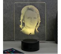 Lampe de chevet 3D portrait Claude François