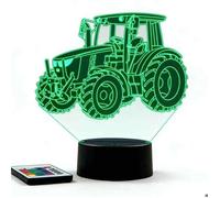 Lampe de chevet 3D Tracteur John Deere pour veilleuse ou décoration