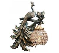 Lampe de chevet, applique murale au design créatif, applique murale rétro en résine, applique murale paon, lampe de décoration pour la salle à manger, applique murale antique traditionnelle,