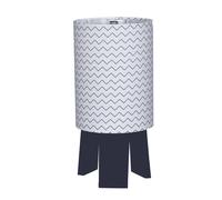 Lampe de chevet avec pied en coton - hello blanc TU