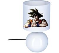 LAMPE DE CHEVET BLANC PIED BOULE DRAGON BALL Z