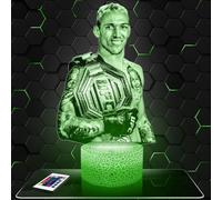 Lampe de chevet C. Oliveira Do Bronx MMA décoration Arts Martiaux Libres. Idée cadeau homme objet C. Oliveira Do Bronx MMA veilleuse adulte déco chambre. Idee cadeau noel homme original