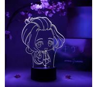 Lampe de chevet Chibi Otaku Haruki Nakayama, figurine anime, veilleuse, 16 couleurs LED RGB, télécom