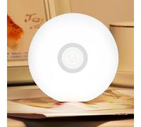 Lampe de chevet compacte pour lampe de chevet blanche 500 mAh pour batterie compacte (blanc)