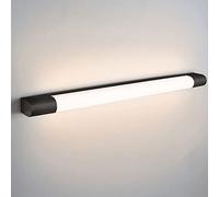 Lampe de Chevet de Salle Den, Miroir de Maquillage À L'Avant, Lampe Frontale, Éclairage Pour Cadre, Miroir Den Étanche, Lampes Pour Miroir, Armoire de Dressing, Lampes Pour Coiffeuse/Black-4000K/66.5C
