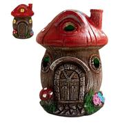 Lampe de chevet décorative en forme de champignon | Charmante maison en forme de champignon émettant un éclairage d'ambiance chaleureux créant une atmosphère festive d'Halloween