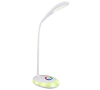 Lampe de chevet d'écriture à LED RVB, gradateur tactile réglable, lampe de lecture à changement de couleur