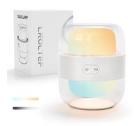 Lampe de Chevet Dimmable - 2000mAh 3000K 4000K 6500K Lampe de Table avec Changement de Couleur & Luminosité Réglables - Veilleuse pour Enfants Rechargeable pour Chambre à Coucher Salon | Blanc