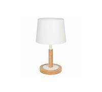 Lampe de Chevet Dimmable LED en Bois, Lumière de Lecture, Luminaire Chambre pour Enfants Style Moderne Confortable pour Les Yeux - Blanc