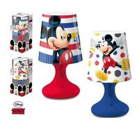 Lampe de chevet - Disney - Mickey - LED - Rouge - 18 cm