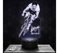 Lampe de chevet E. Merckx Cyclisme décoration Vélo Cycliste. Idée cadeau homme objet Eddy M Cyclisme veilleuse adulte déco chambre. Idee cadeau noel homme original