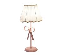 Lampe de Chevet En Fer Avec Abat-Jour En Tissu, Lampe de Nuit Créative, Cadeau de Mariage Ou D'Anniversaire, Lampe de Table Pour Salon. Couleur : Télécommande Incluse./Interrupteur À Distance/Un