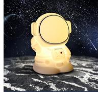Lampe de Chevet Enfant, Veilleuse Bébé à Tapoter Rechargeable, 7 Couleurs Changeantes, Lumière Nuit Douce et Sécuritaire, USB Portable, Sans BPA, Parfaite pour Chambre, Sommeil et Éveil (Astronaute)