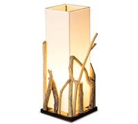 Lampe de chevet et lampe de bureau en bois recyclé holzlampe bois flotté 20 x 20 cm, hauteur : 50 cm-chaque lampe unique