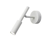 Lampe de Chevet Flexible, Spot LED réglable, Applique Murale Filaire, Noir Mat/Blanc, plafonnier Nordique Rotatif créatif pour Chambre à Coucher, Salon, Couloir