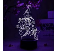 Lampe de chevet Gundham Tanaka Otaku Danganronpa 3, figurine d'anime, 16 couleurs LED RGB, télécomma