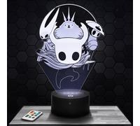 Lampe de chevet Hollow K. 2024 décoration chambre garçon Gaming Gamer Jeux video Idée cadeau idée cadeau décoration lumière tamisée veilleuse deco bureau. Idée Cadeau adolescent original