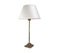 Lampe De Chevet Lampe De Table E27 56 Cm Tissu Laiton En Bronze Antique Blanc