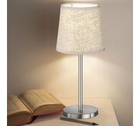 Lampe De Table Lampe De Chevet Lampe De Chambre Style Campagne En Lin Sable