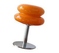 Lampe de Chevet, Lampe de Table en Verre Pratique en Forme de aux œufs Mignonne pour les Filles pour la Maison (Orange)