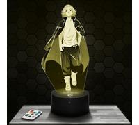 Lampe de chevet LED Manjiro Sano Mikey, idée cadeau pour ado, accessoire Manjiro Sano Mikey Manga Dessins animé Chambre d'ado garçon déco bureau idée cadeau ado noel
