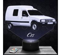 Lampe de chevet LED Voiture C15 collection miniature idée cadeau déco véhicule. Lampe déco bureau salon Voiture C15 Idée cadeau noel fan de voiture de collection