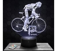 Lampe de chevet M. Pantani Cyclisme décoration Vélo Cycliste. Idée cadeau homme objet Marco P Cyclisme veilleuse adulte déco chambre. Idee cadeau noel homme original